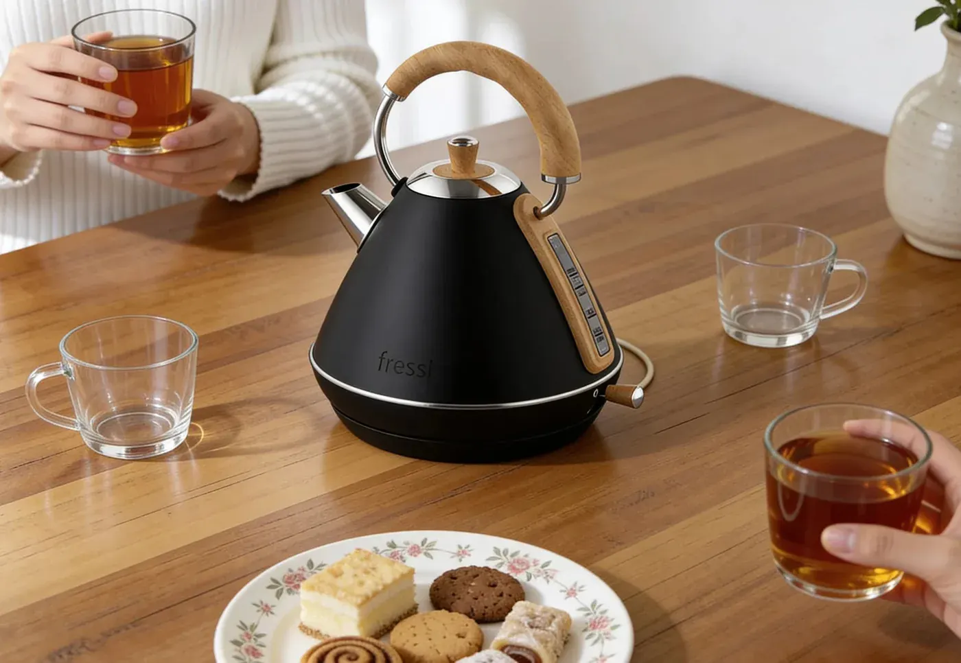Fressi Mavera kettle ile masada çay servisi