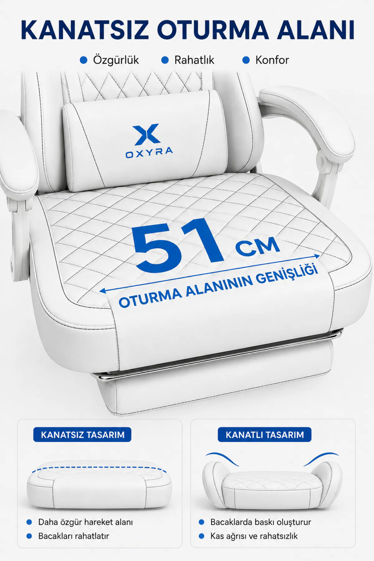 Kanatsız oturma alanı
